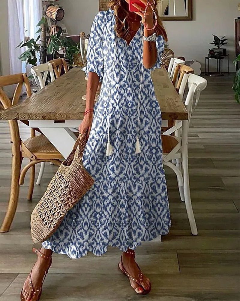 Blue Patterned / 2XL