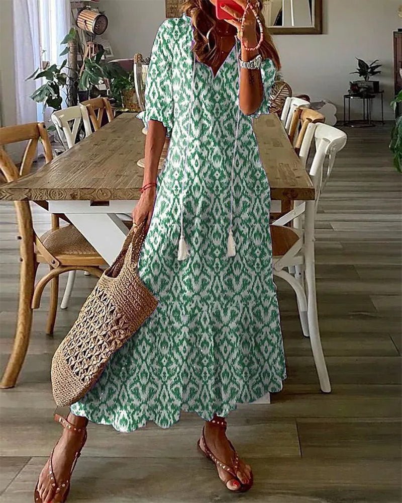 Green Patterned / 2XL
