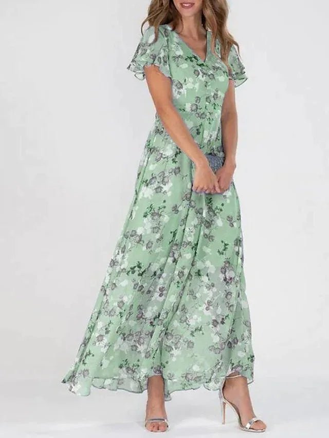 Green Floral / 3XL