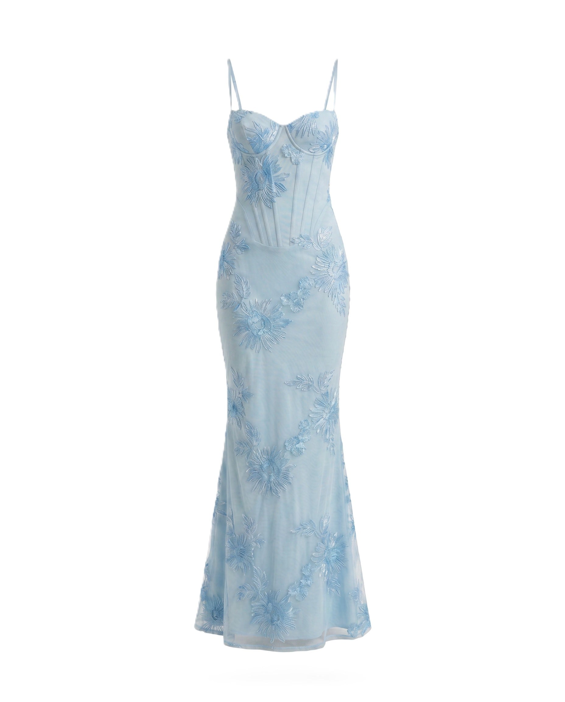 Light Blue Floral / XL