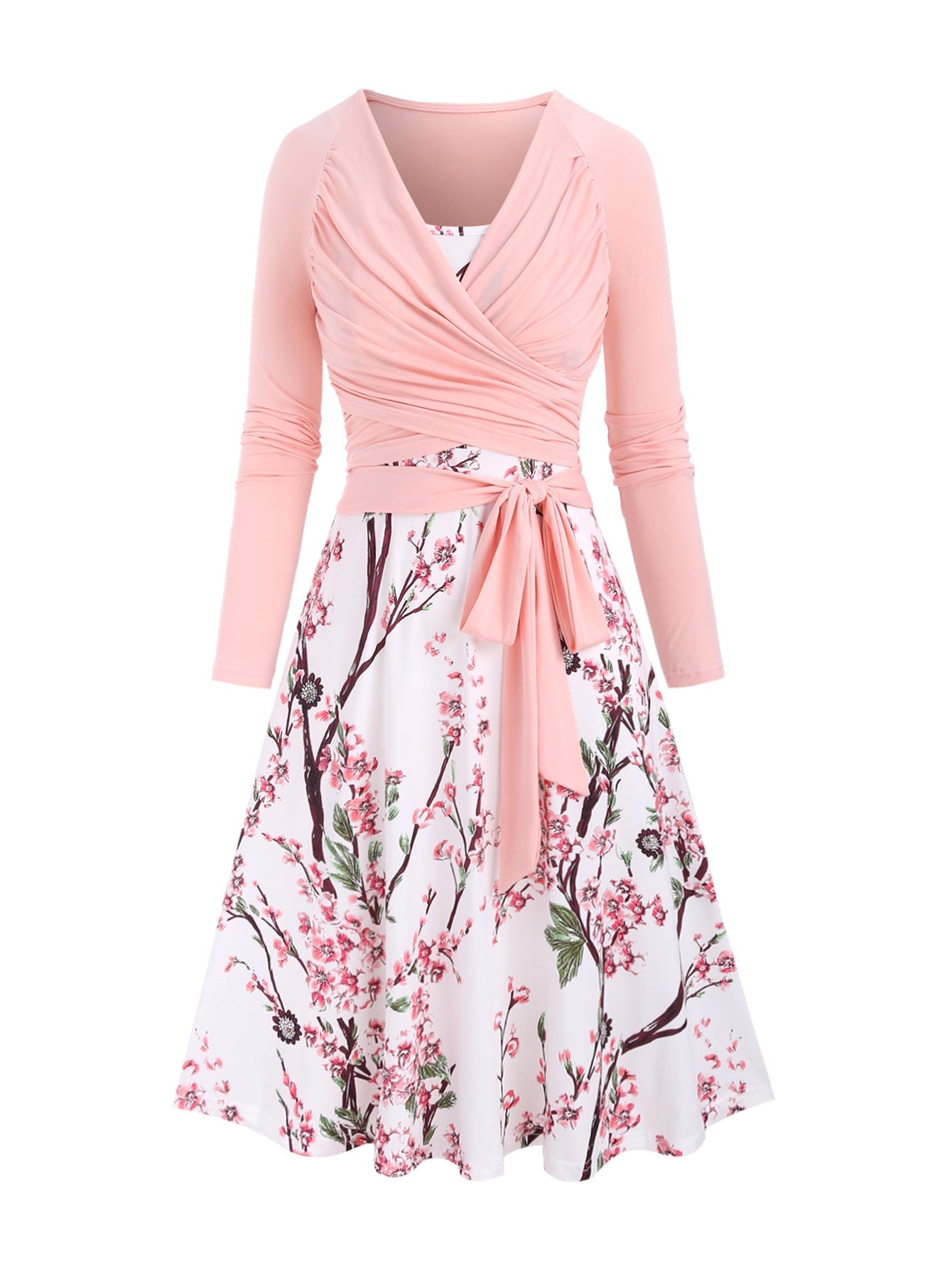 Pink Floral / XXL
