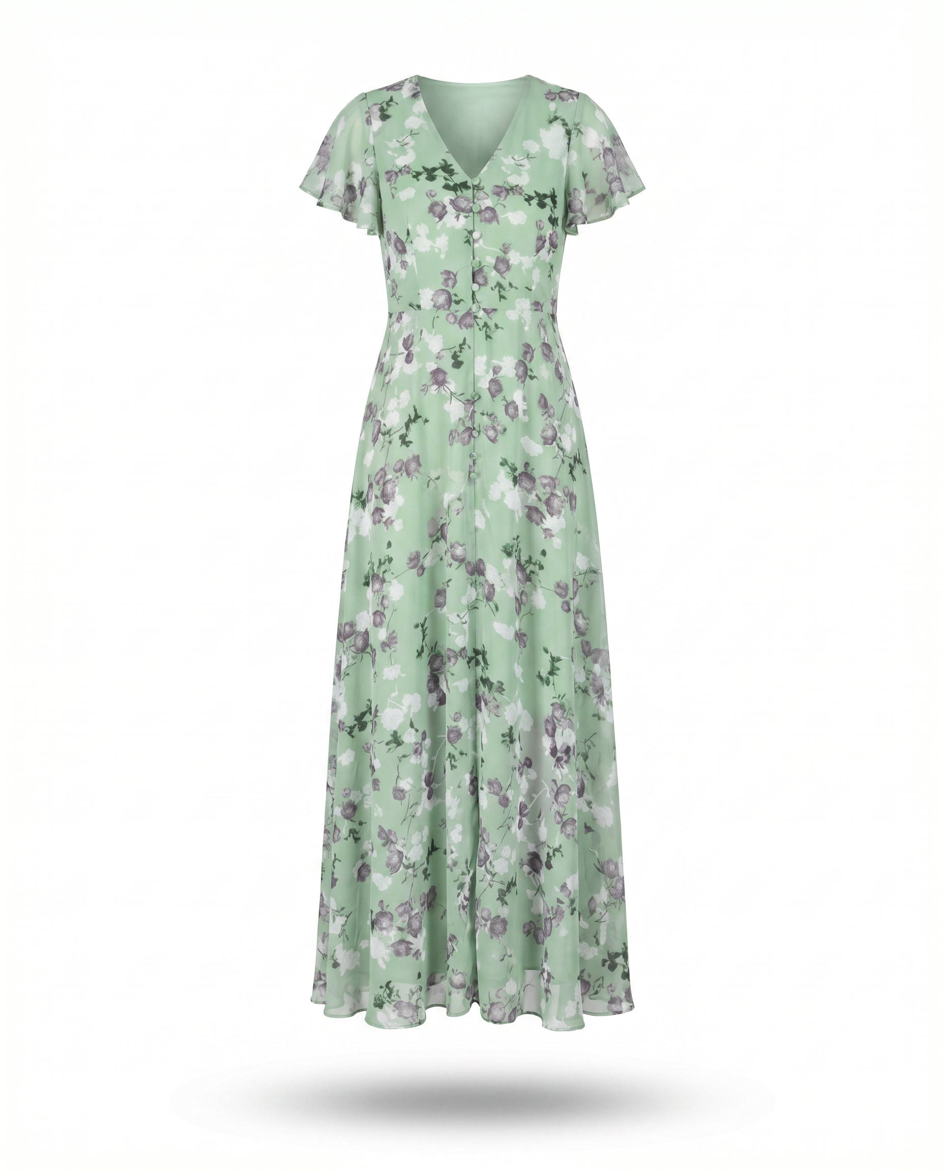 Mint Floral / 3XL
