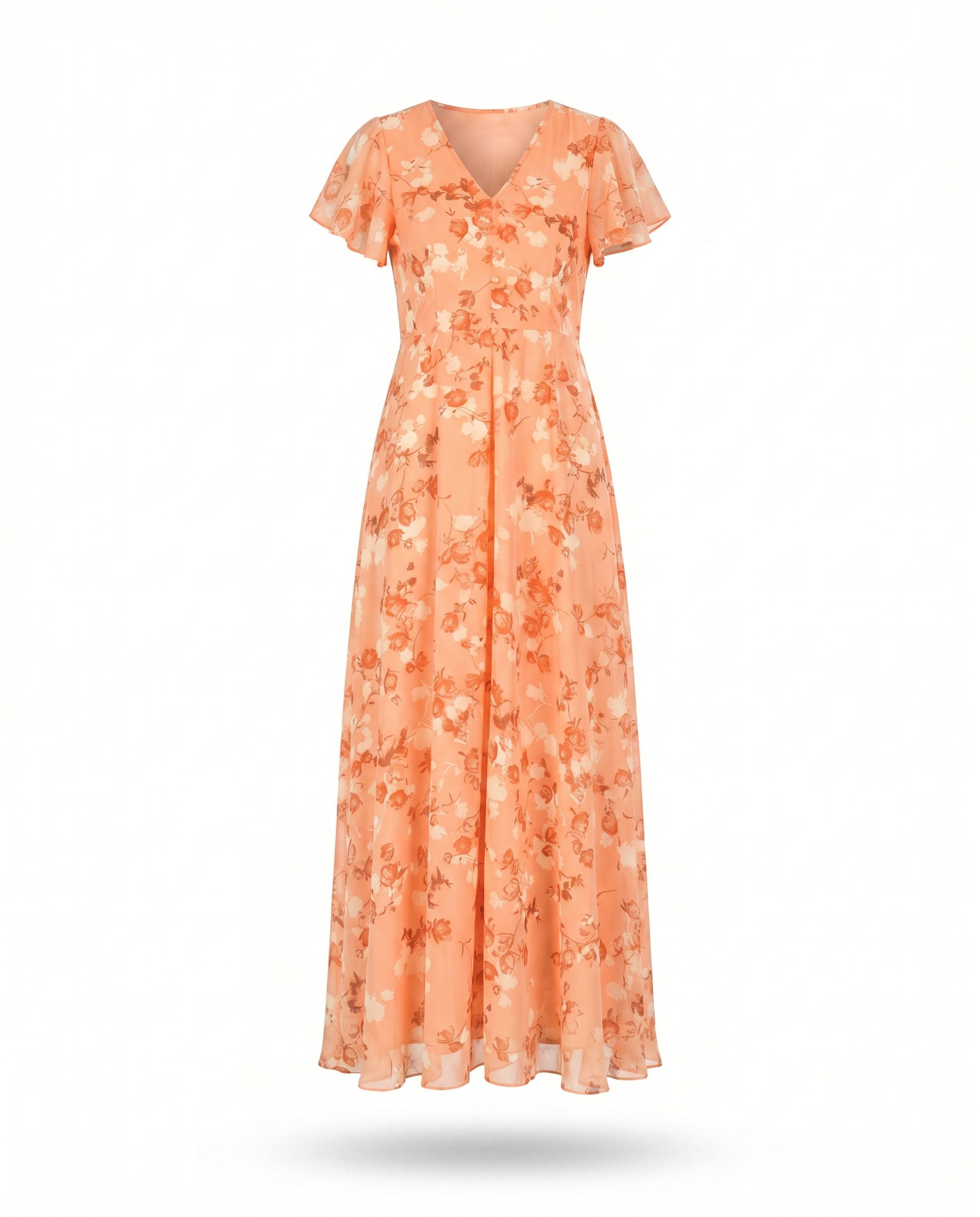 Peach Floral / 3XL