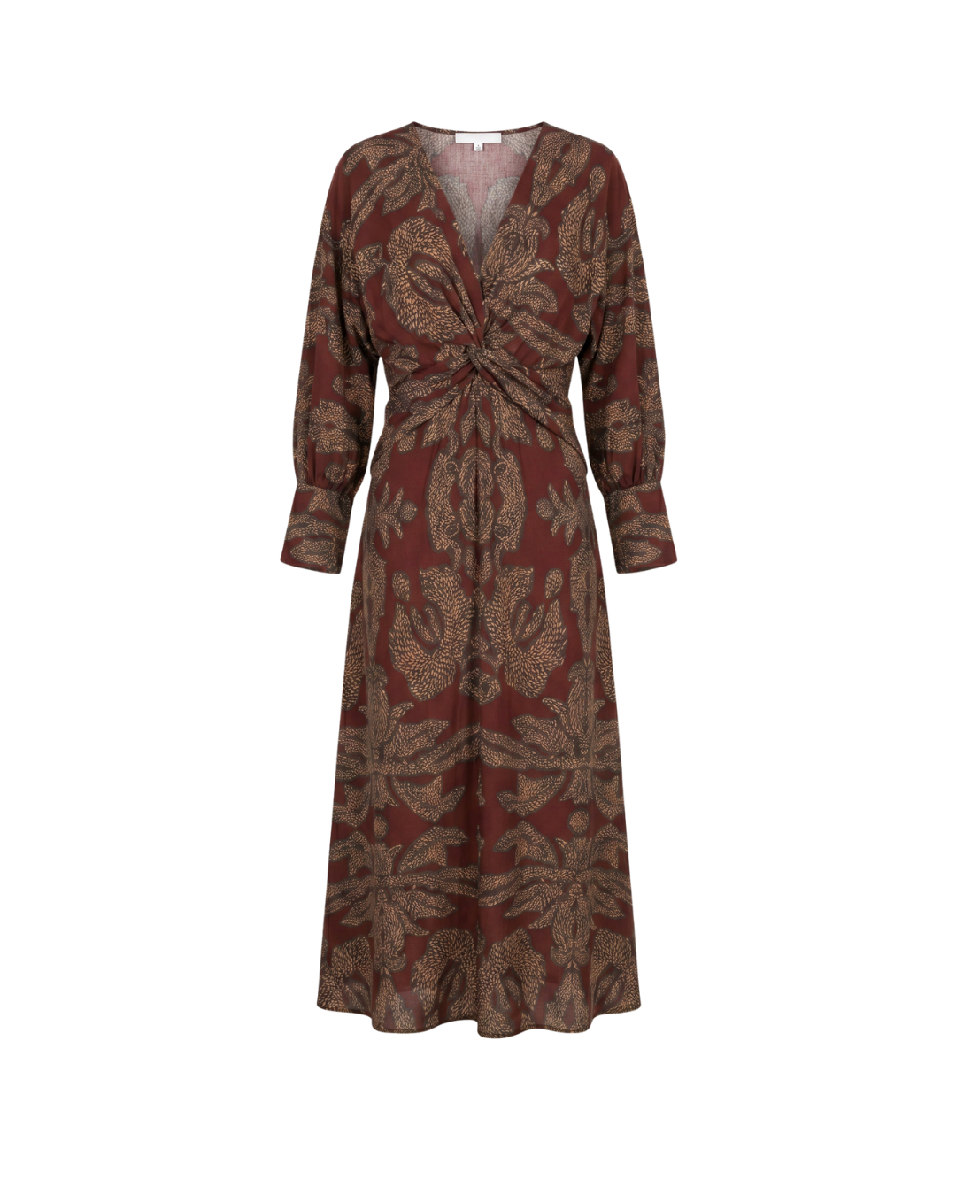 Brown Floral / XXXL