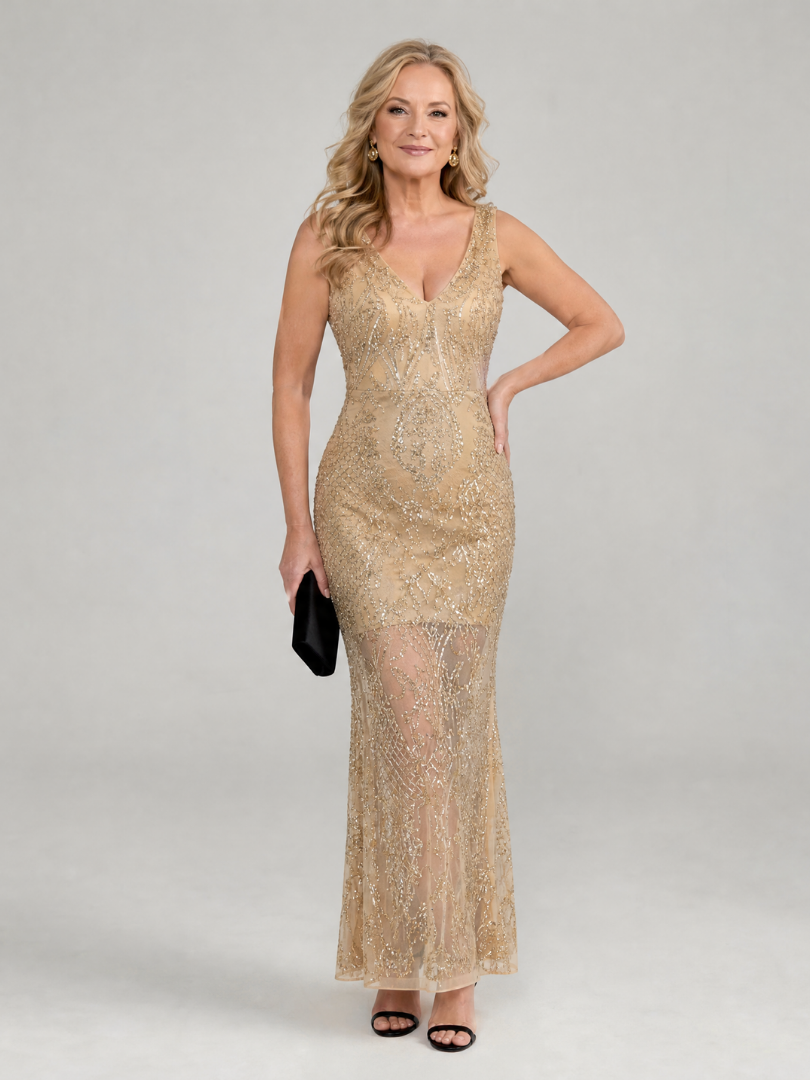 Beige Sequined / 2XL
