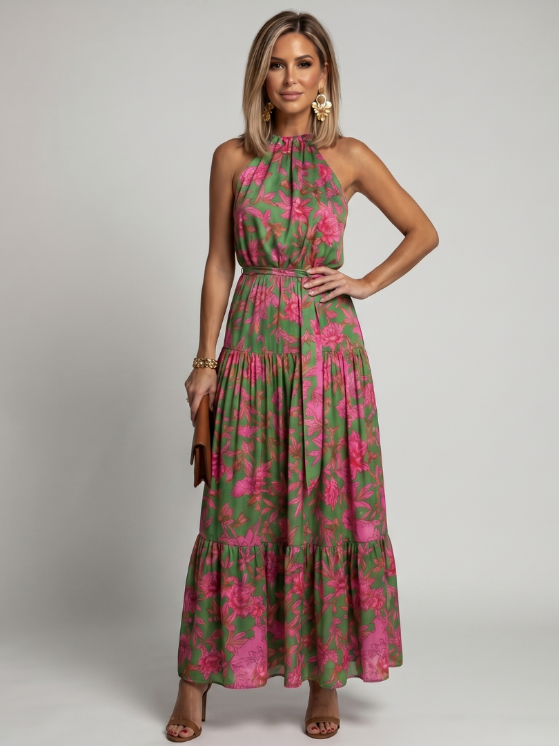 Green Floral / 2XL
