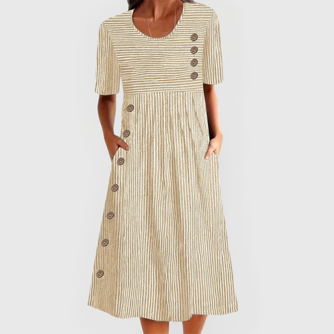 Striped Beige / 2XL