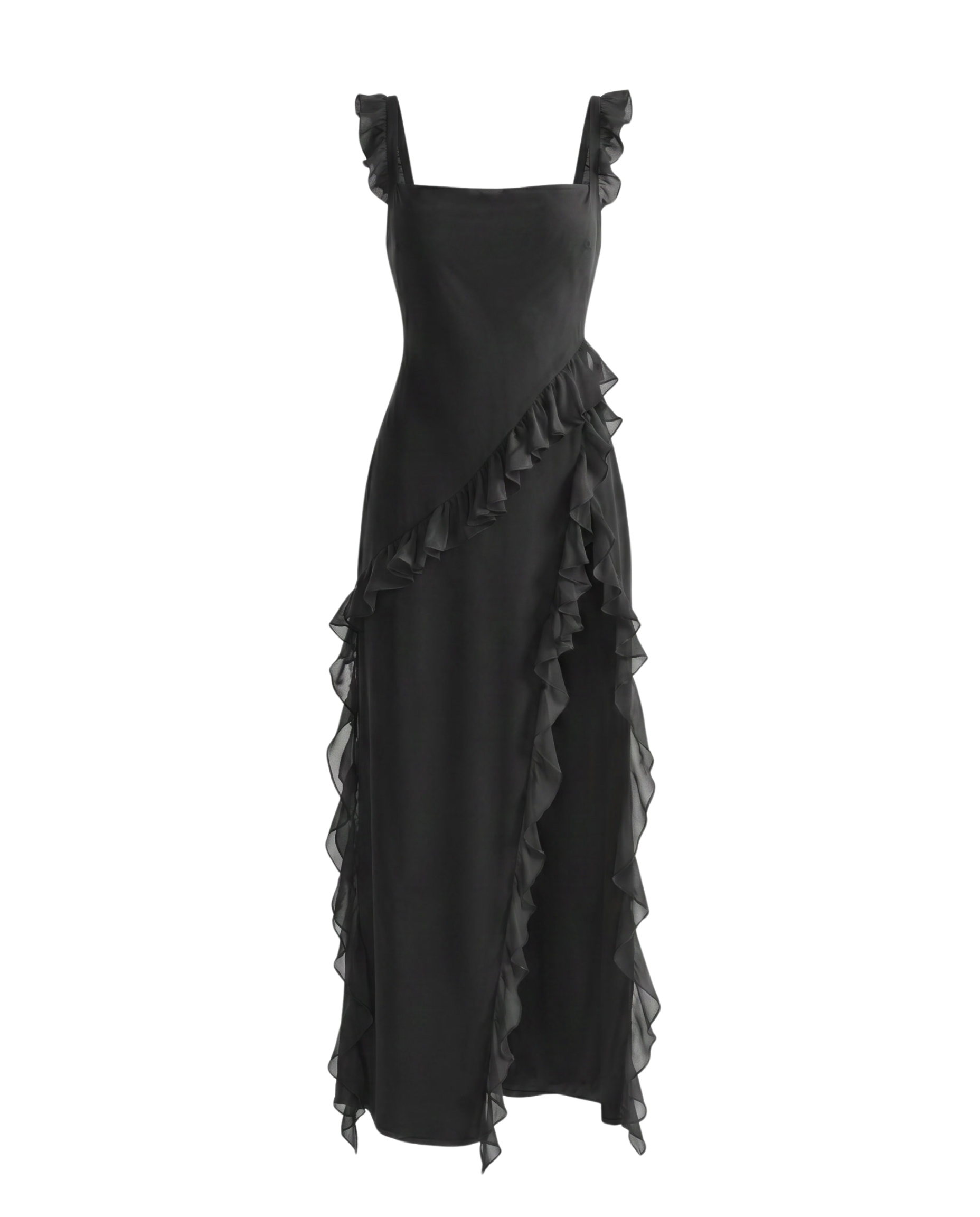Black Ruffled / XL