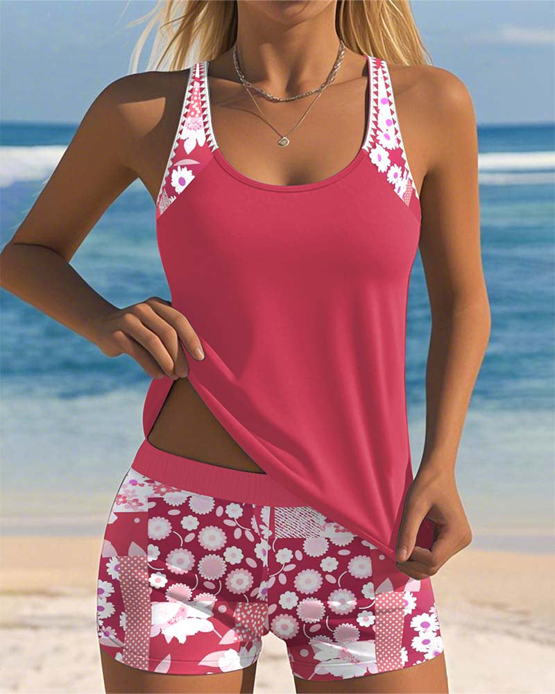 Pink Floral / 4XL