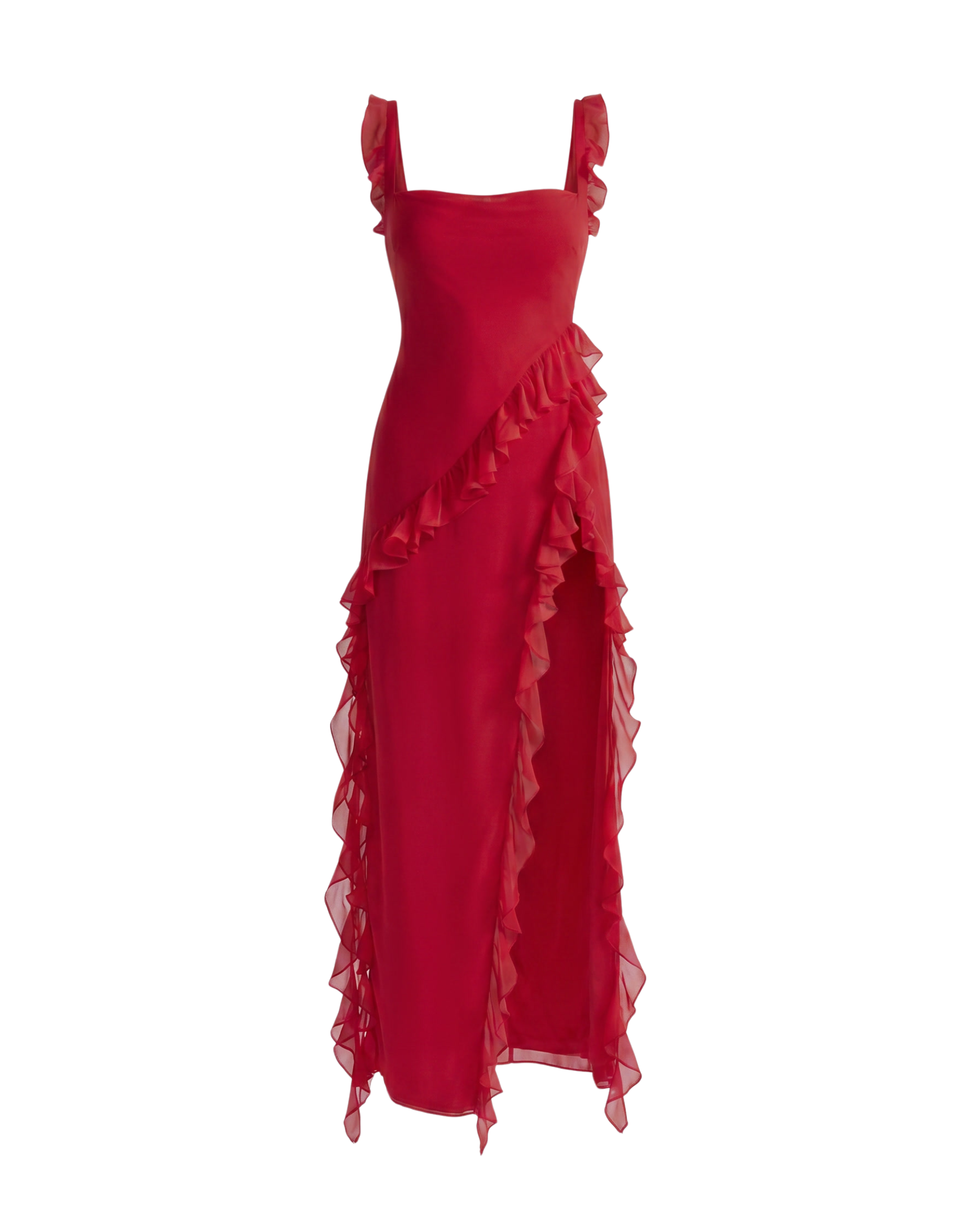 Red Ruffled / XL
