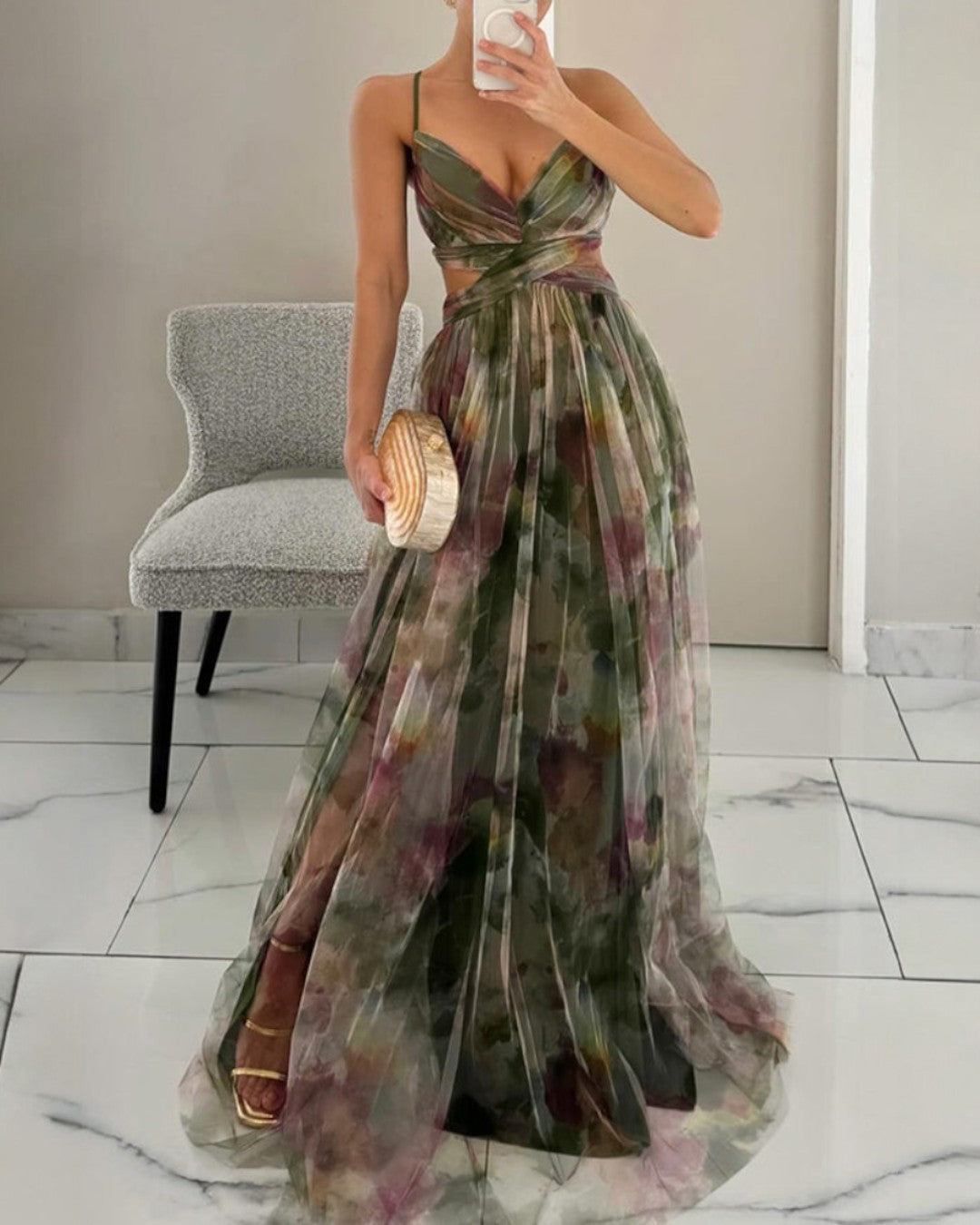 Floral Green / XL