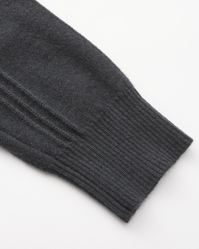 Luca™ | 100% Cashmere Ribbed Half Zip