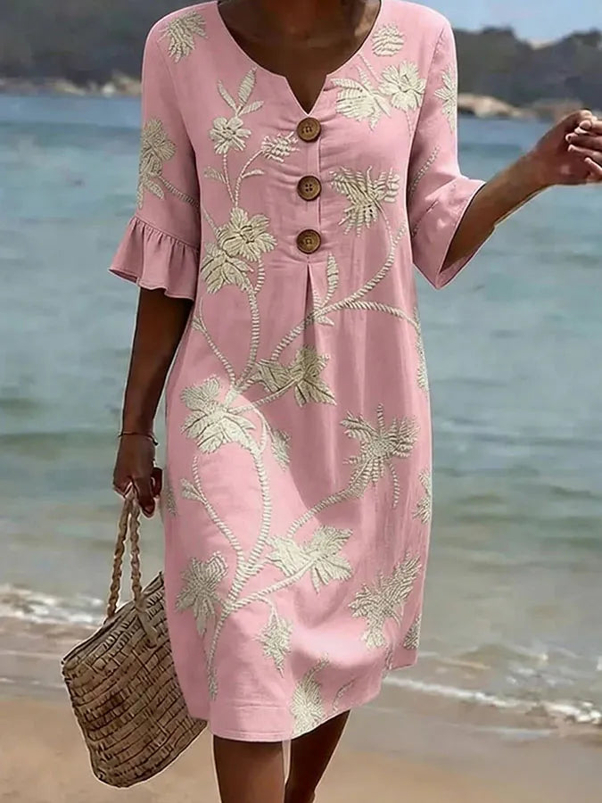 Pink Floral / 3XL