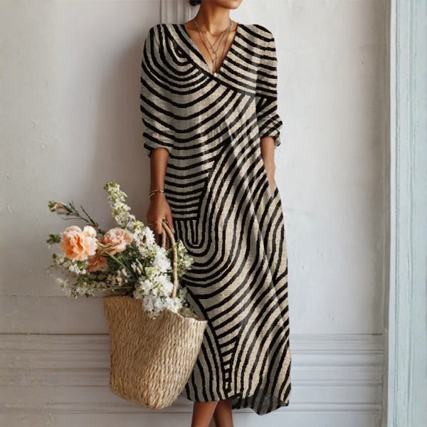 Striped Beige / 4XL