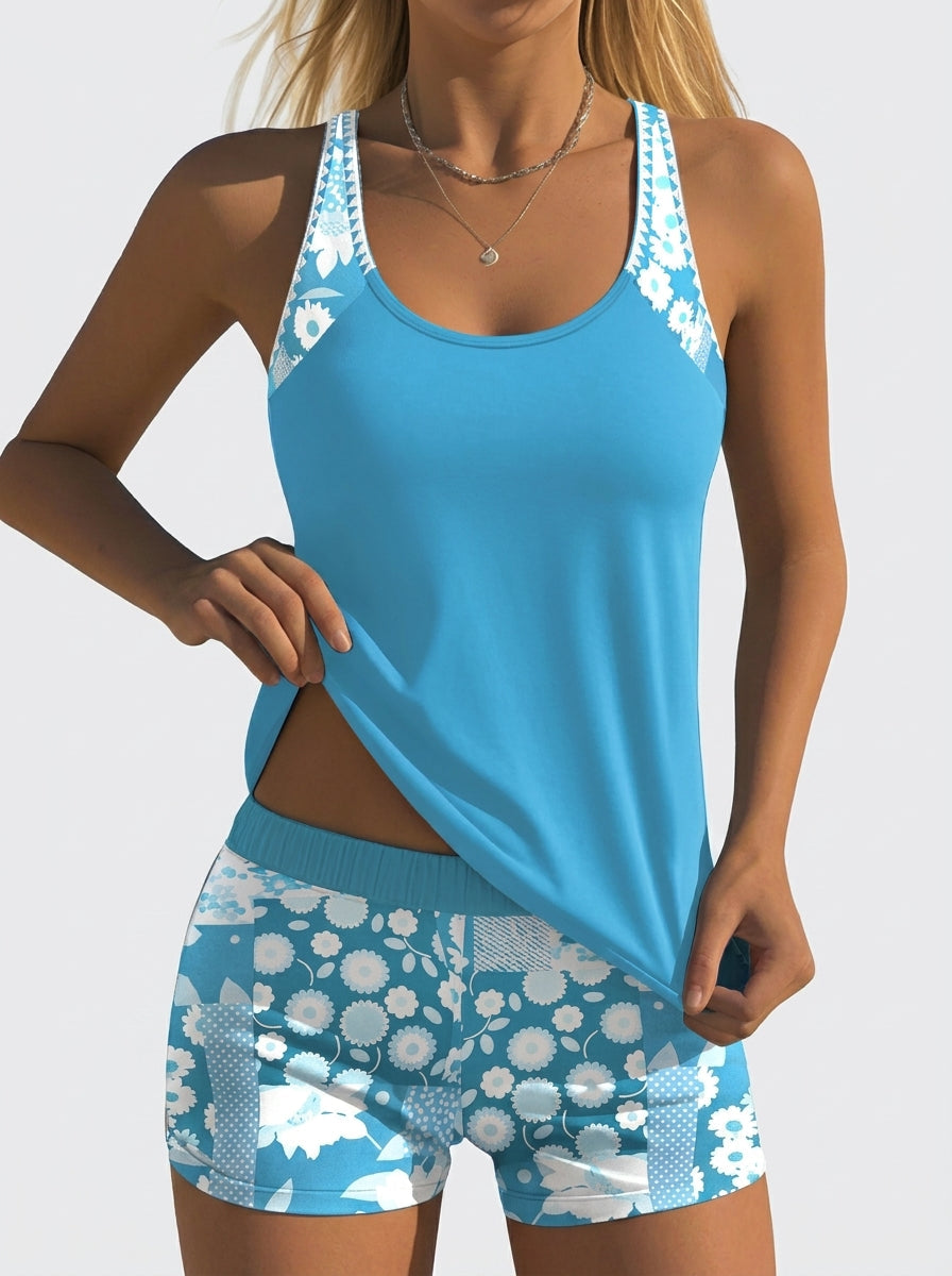 Turquoise Floral / 3XL
