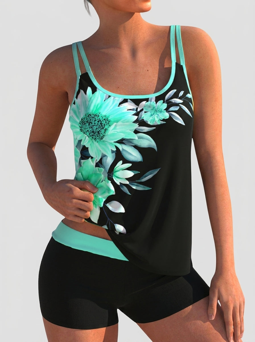 Black Floral / 3XL