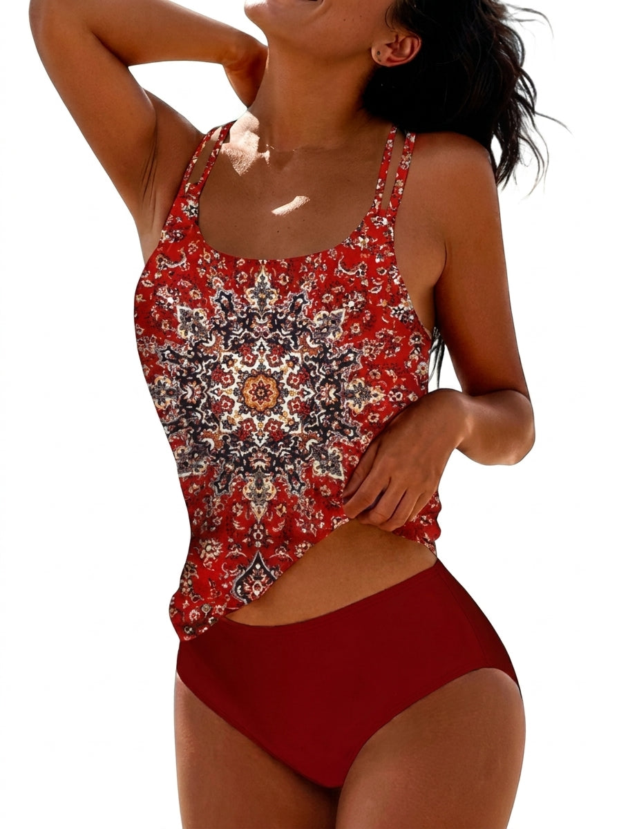 Red Patterned / 2XL