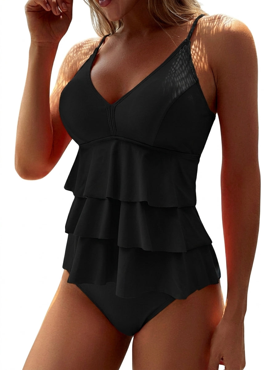 Black Ruffled / XL