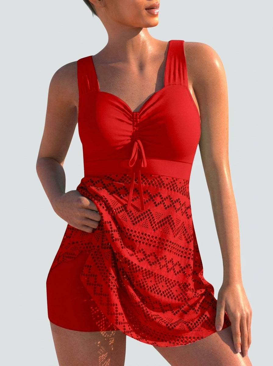 Red Patterned / 2XL