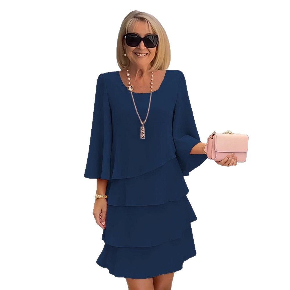 Navy Tiered / 3XL