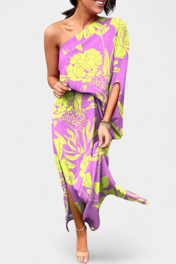 Purple Floral / 2XL