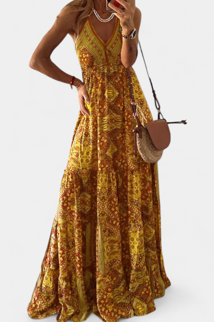 Yellow Patterned / 4XL