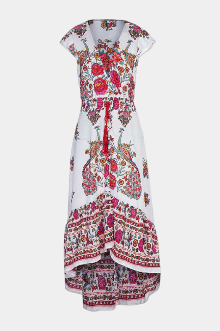 White Floral / 3XL
