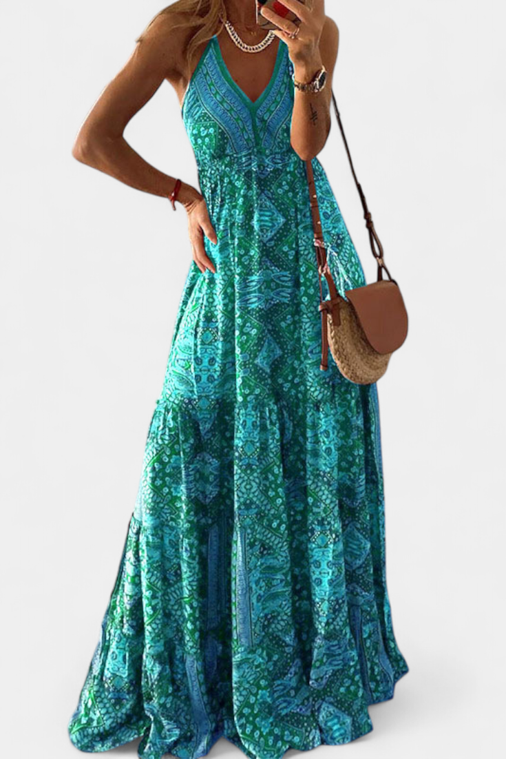 Teal Patterned / 4XL