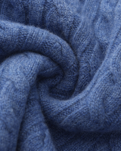 Luca™ | 100% Cashmere Woven Half Zip