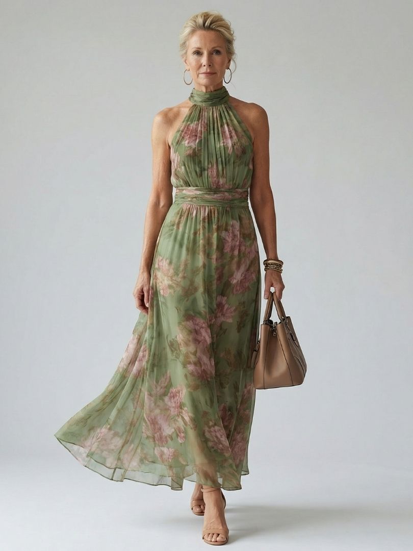 Green Floral / 2XL