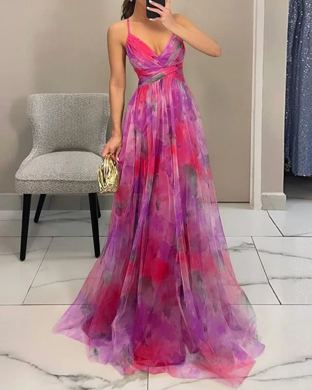 Pink Floral / XL