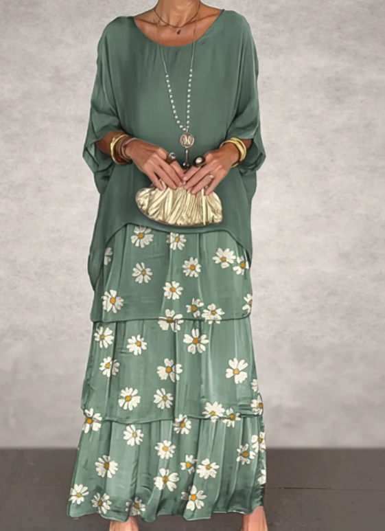 Green Floral / 4XL