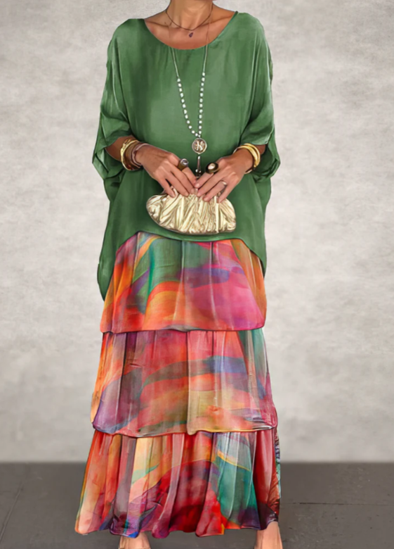 Green Multi-Color / 4XL