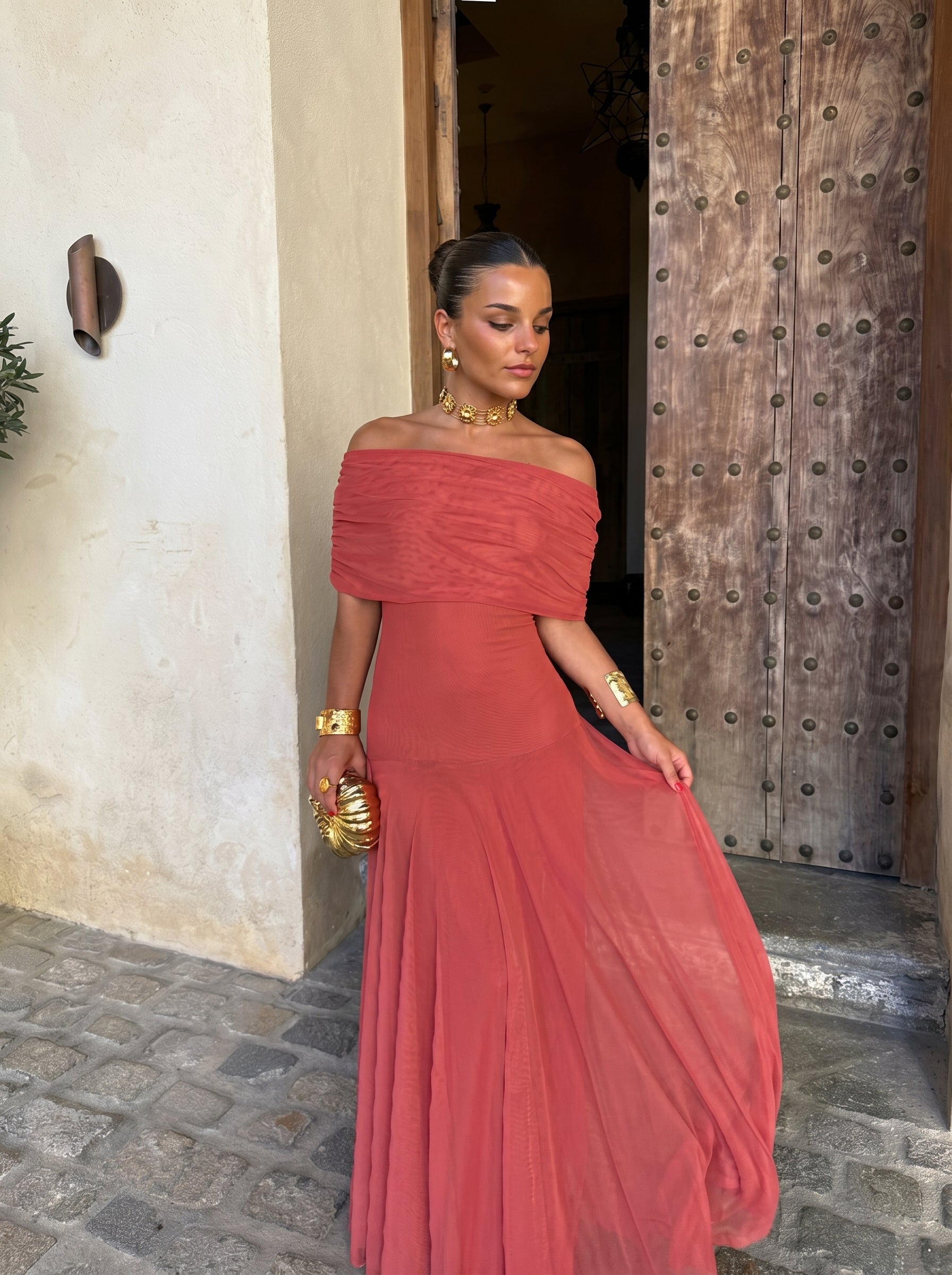 Coral Dress / 2XL