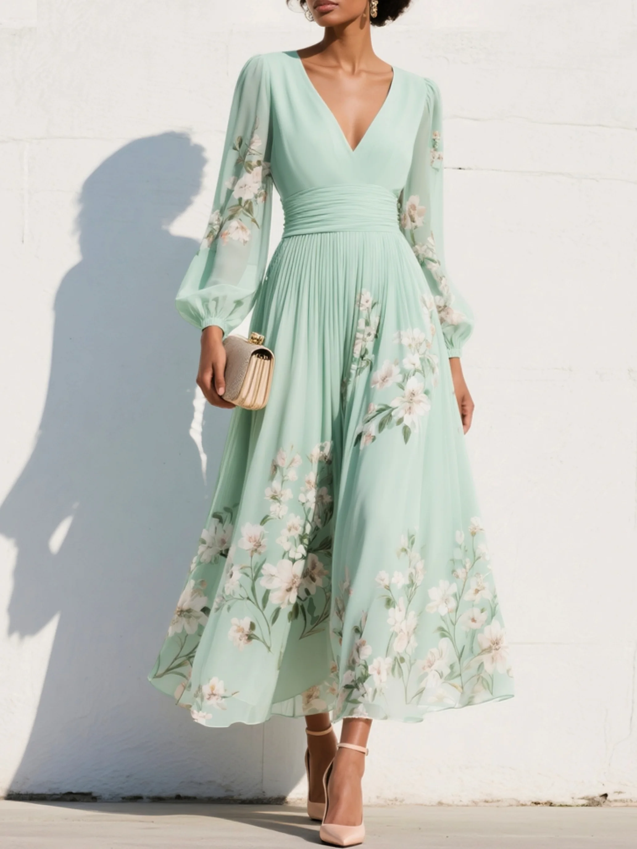 Mint Floral / 2XL