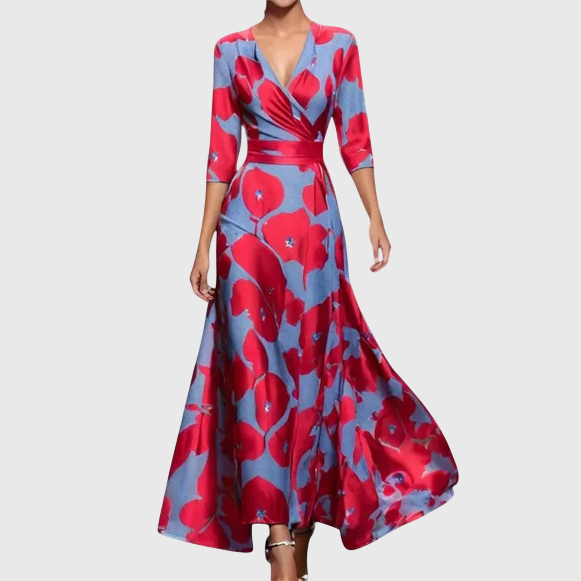 Blue Floral / 3XL