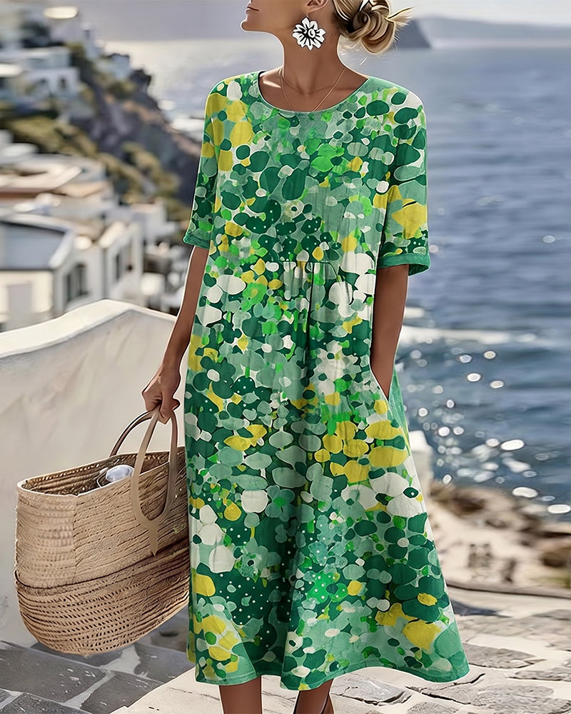 Green Floral / 3XL