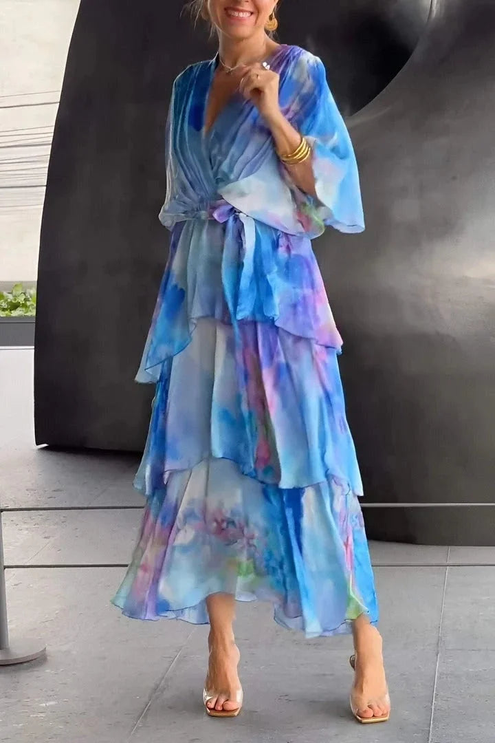 Blue Floral / 3XL
