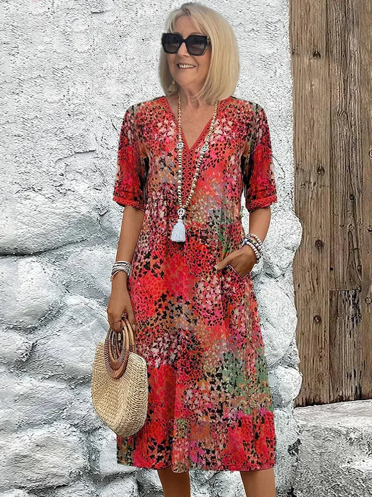 Floral Red / 3XL