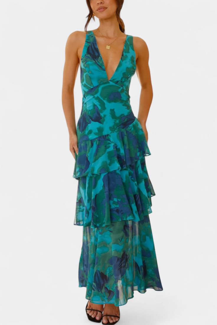 Teal Floral / XL