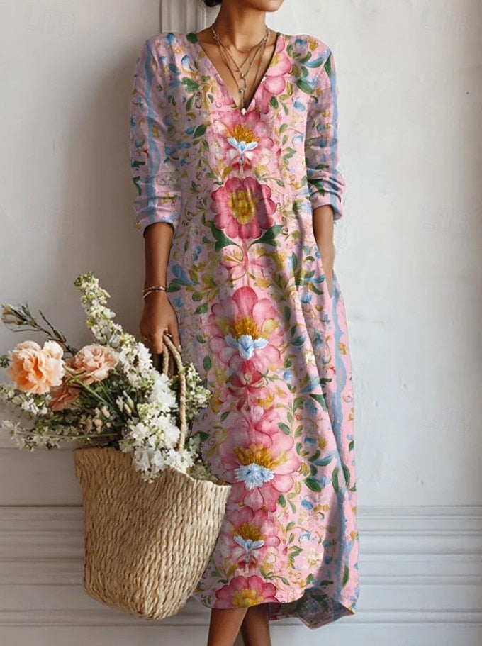 Pink Floral / 4XL
