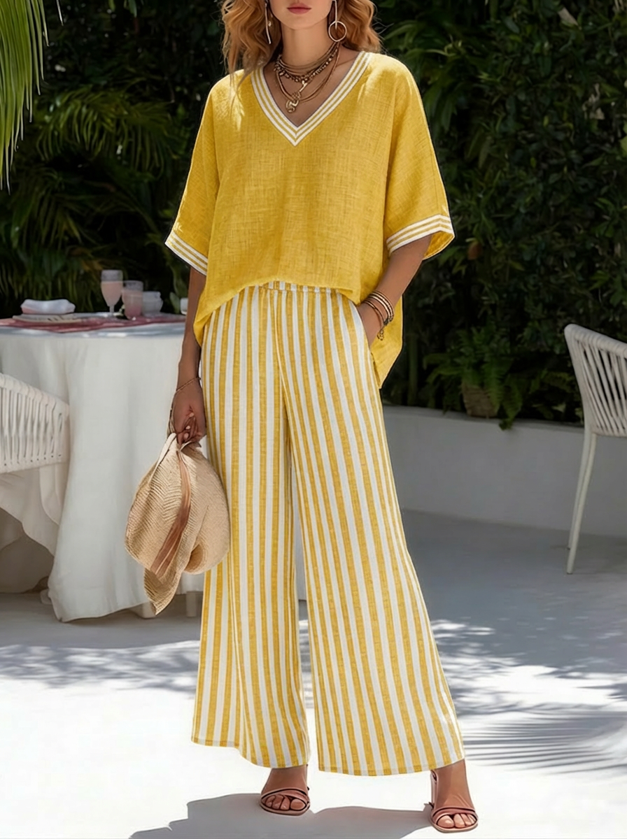 Yellow Striped / 3XL