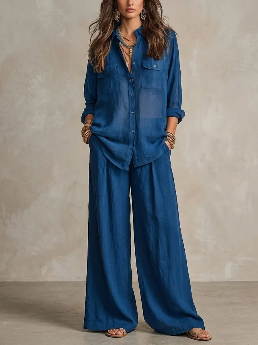 Solid Blue / 3XL