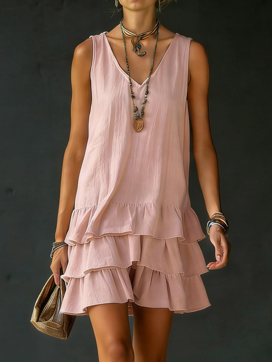 Pink Ruffled / 3XL