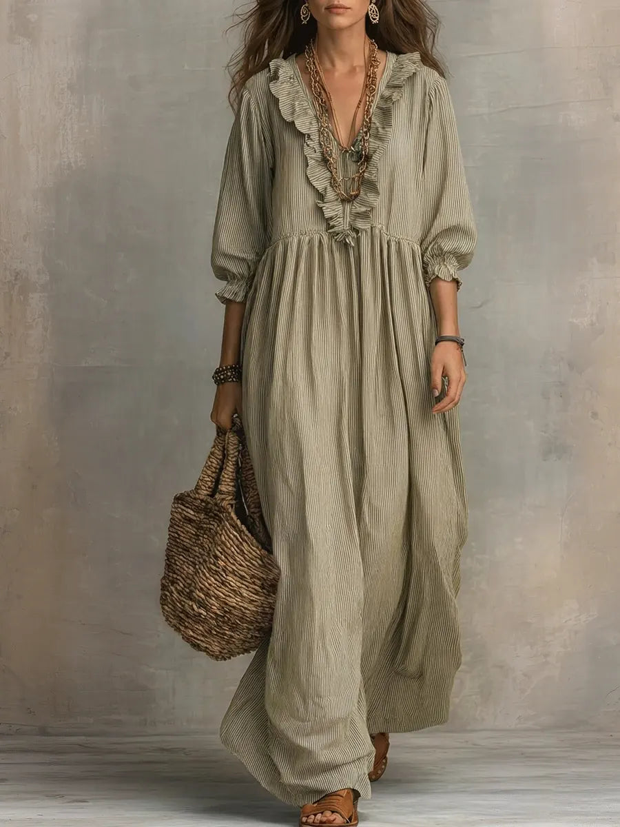 Striped Olive / 3XL