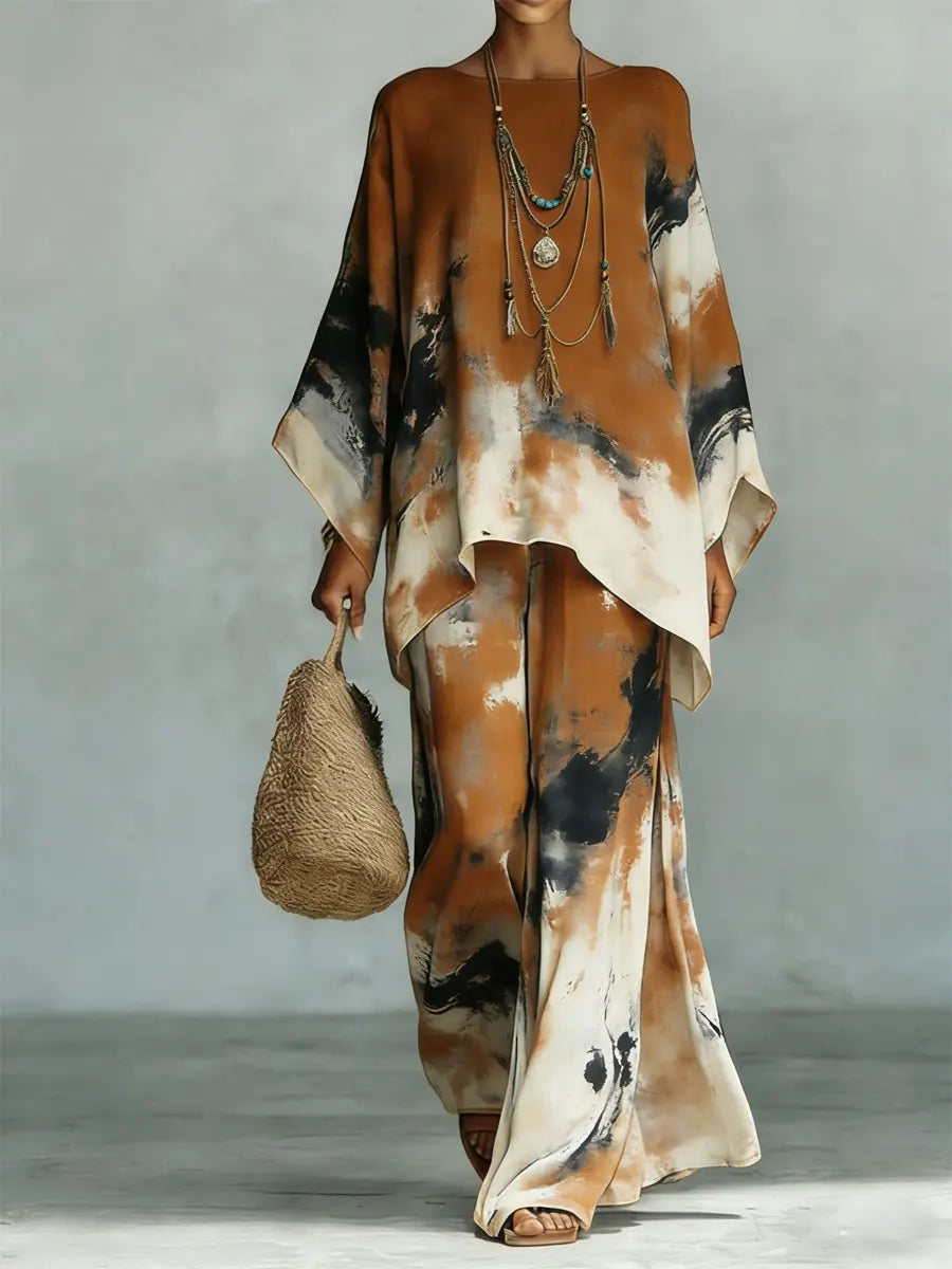 Brown Abstract / 3XL