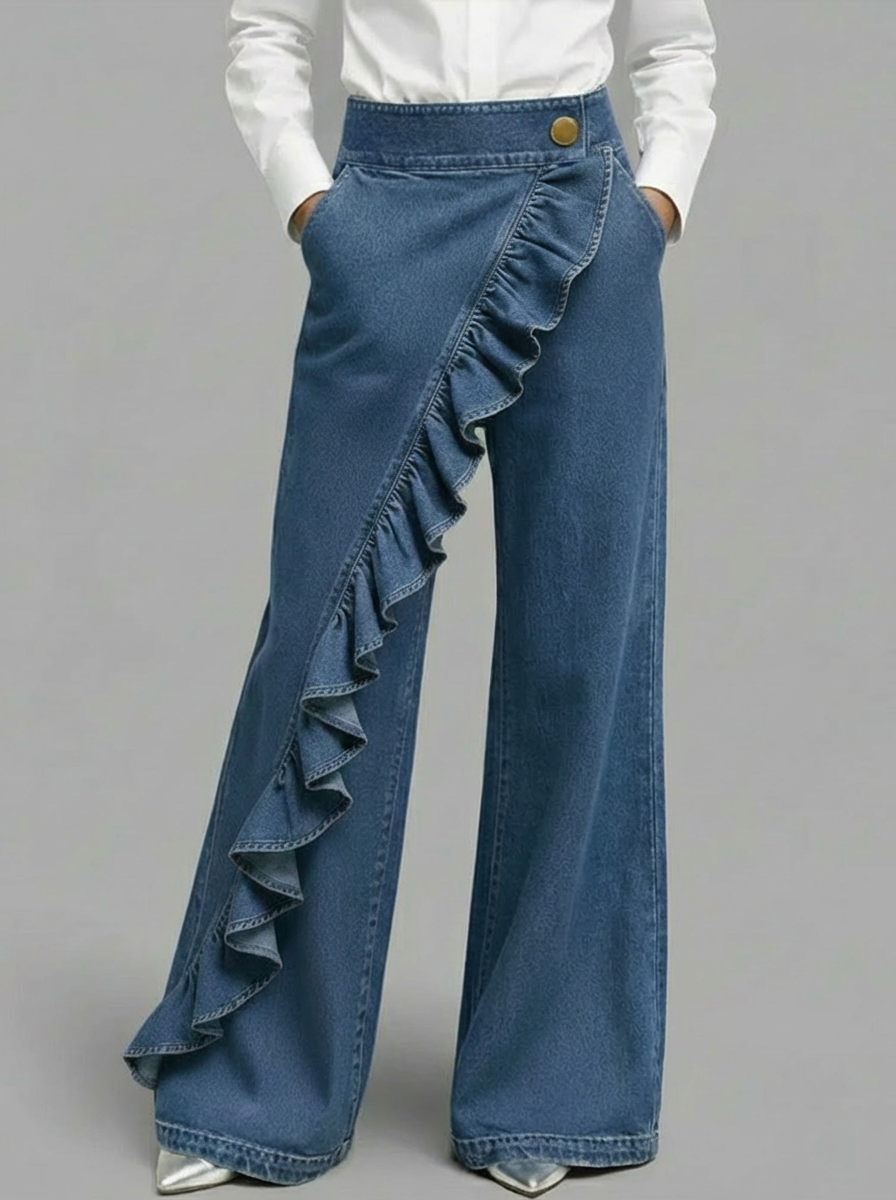 Denim Ruffle / 3XL