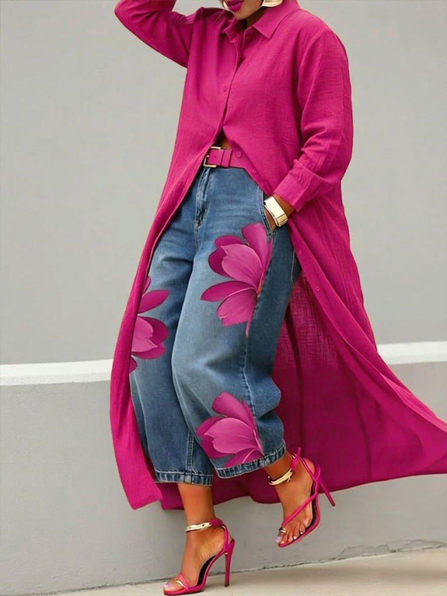 Fuchsia Floral / 3XL