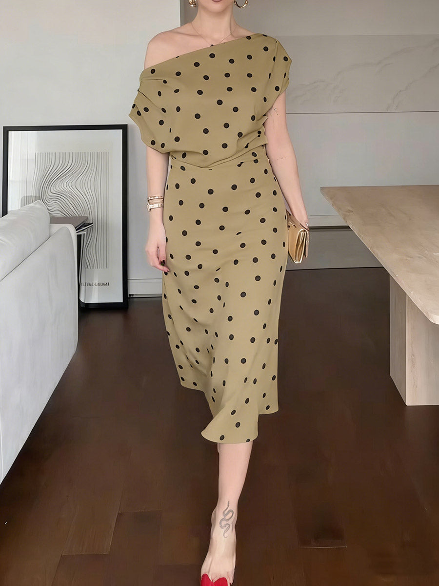 Olive Polka Dot / 3XL