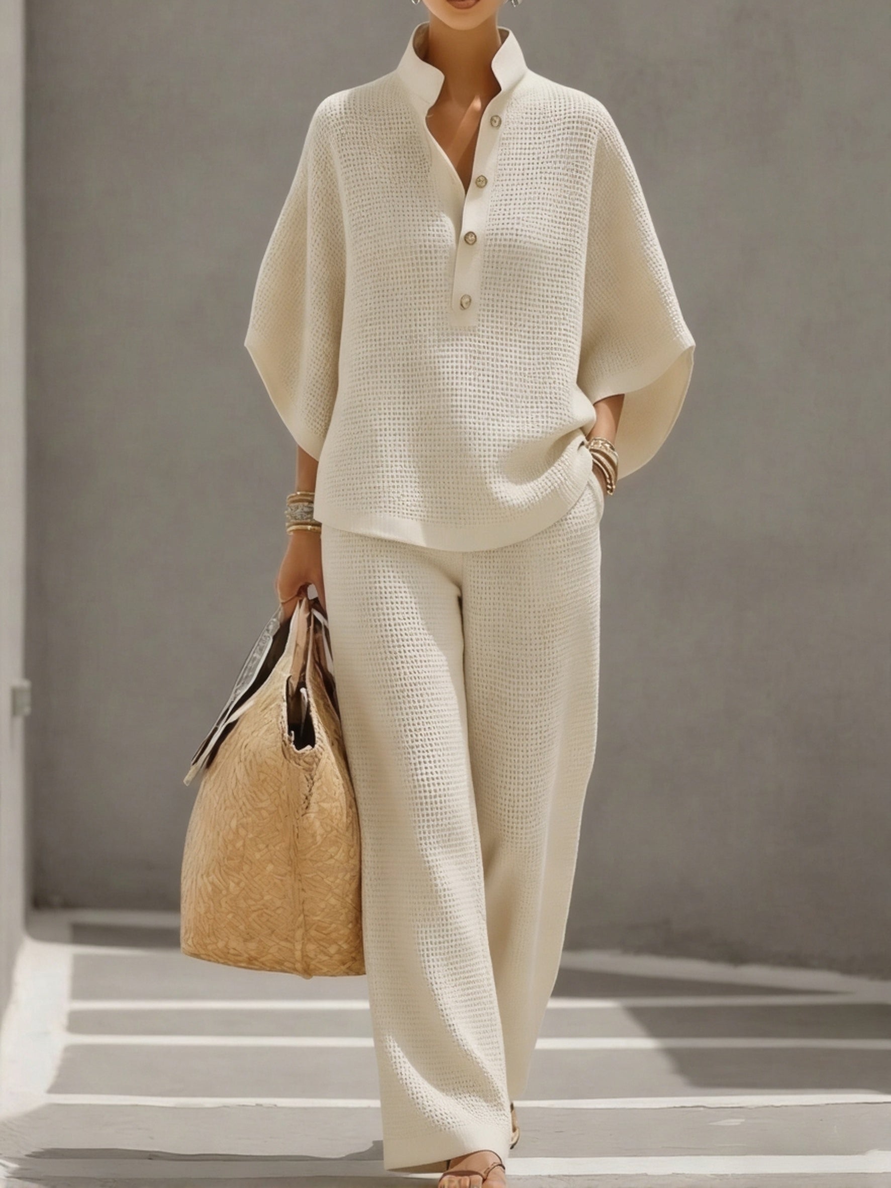 Cream Textured / 3XL